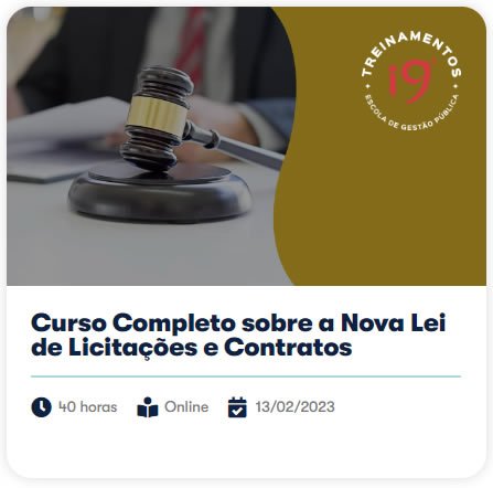 Curso Completo sobre a Nova Lei de Licitações e Contratos
